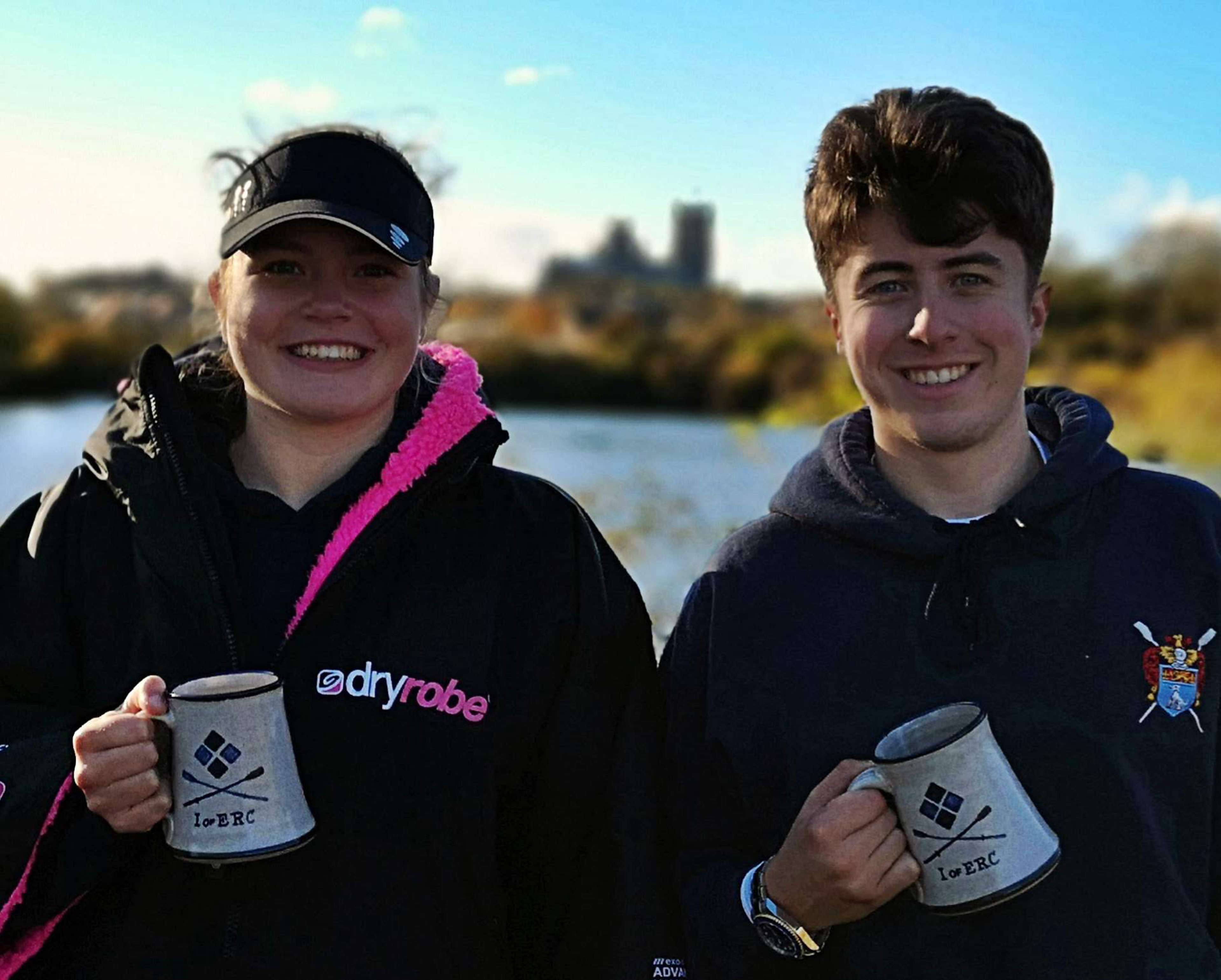 Martha and Byron Bullen with their pots.