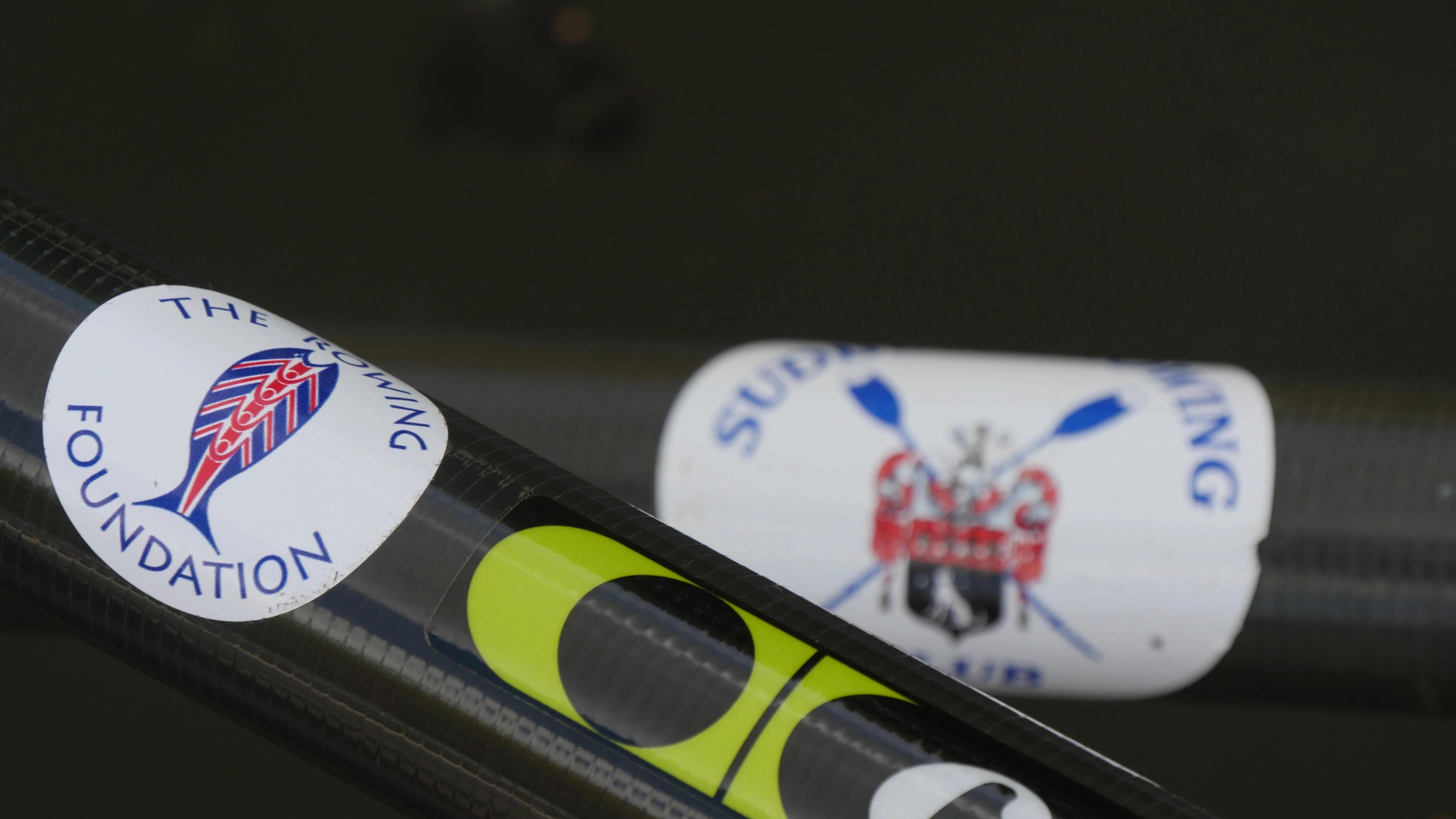 New Concept2 sculling blades, supplied with help from The Rowing Foundation. 