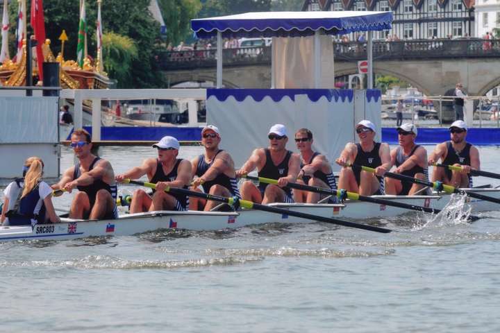 The Thames Challenge Cup.
Bow: N.J. Franklin
2: P.Q. Sant
3: J. Pryke
4: D.R. Bull
5: T.J. Hysom
7: S.G. Hogsbjerg
Str: J.R. …