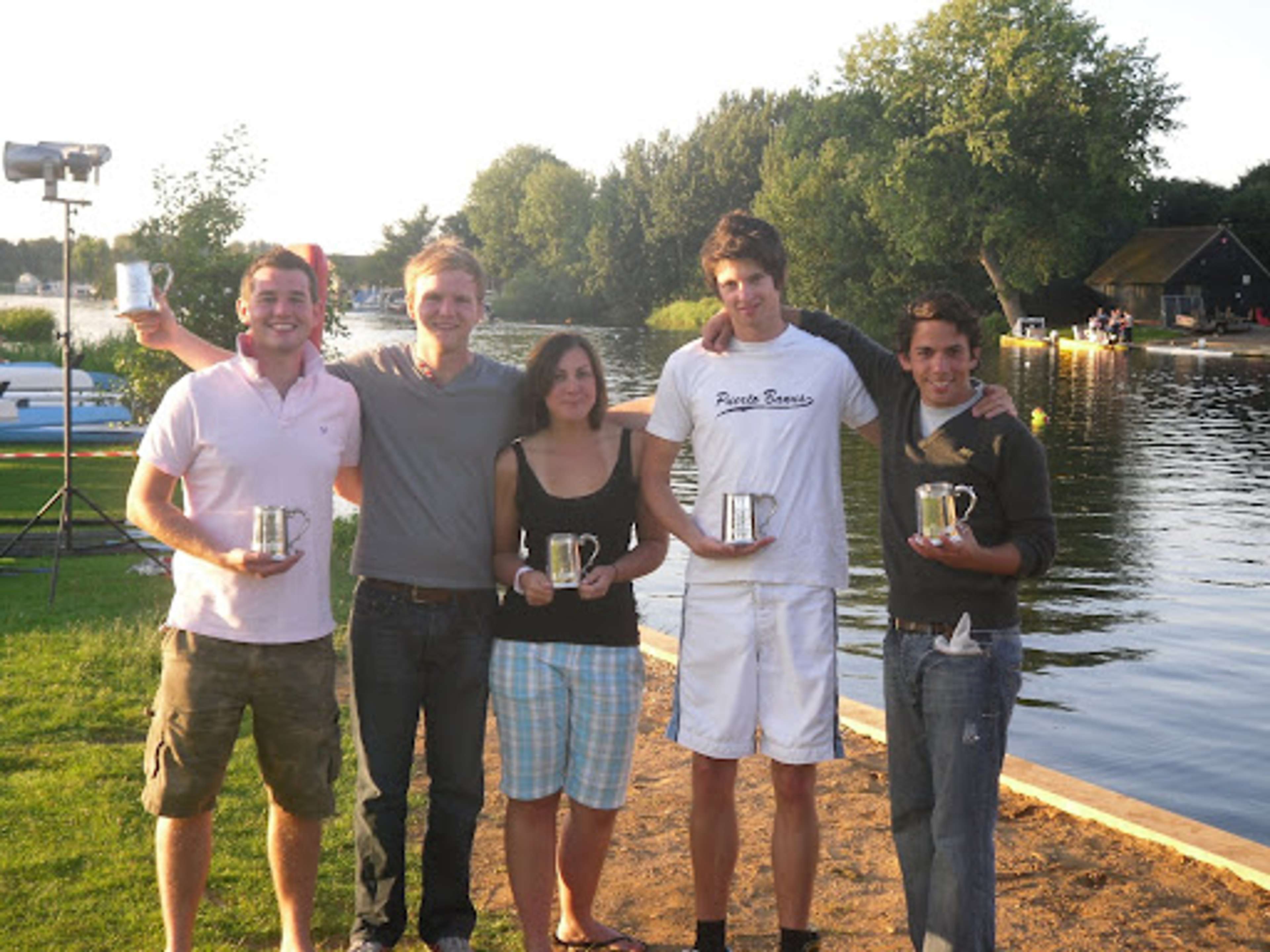 The winning student four from Sudbury.