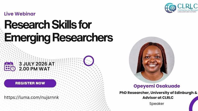 Research Skills for Emerging Researchers: From Ideas to publication
