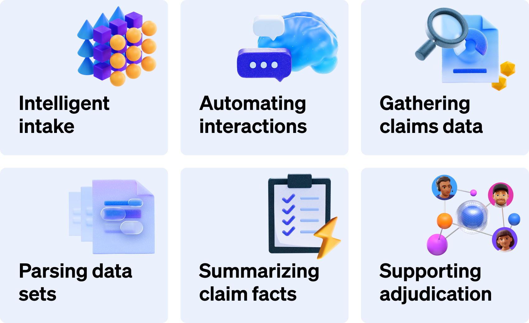 A list of practical AI automation use cases for P&C carriers