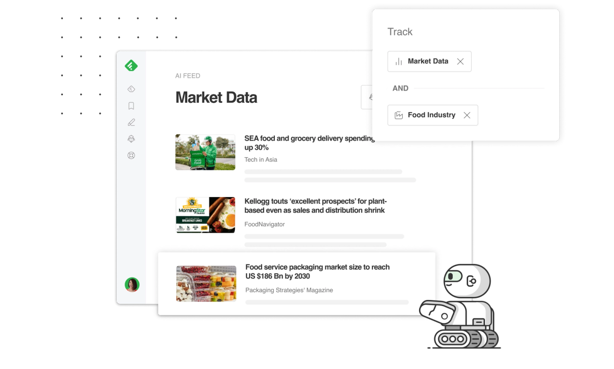 Easily find and extract market data with Feedly AI