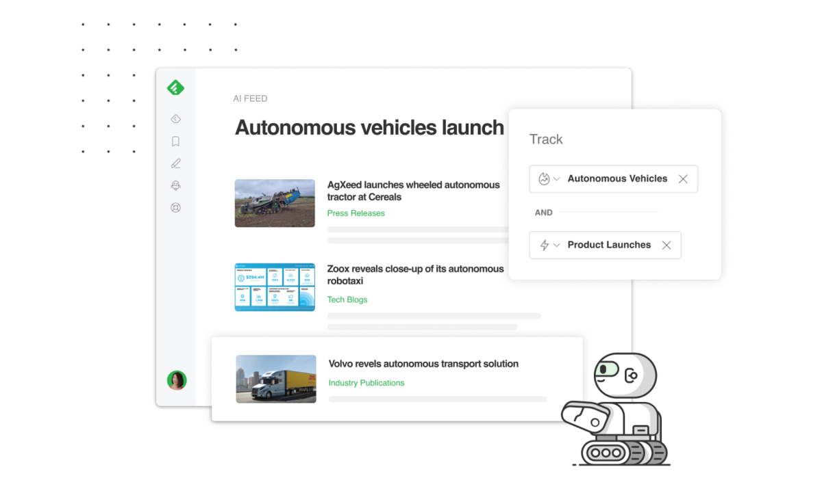 Track specific topics and trends with Feedly AI