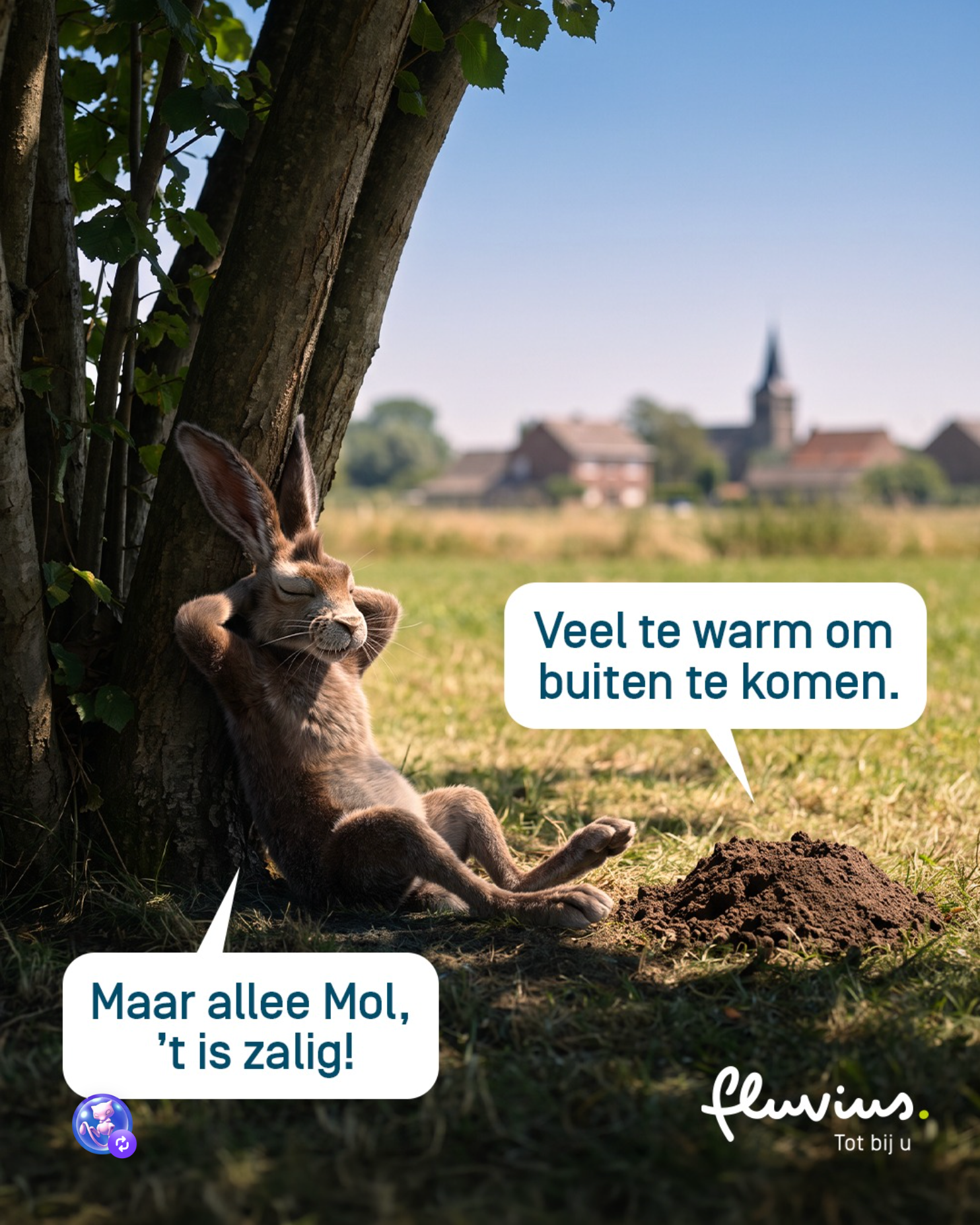 "Elk z’n manier om met het warme weer om te gaan☀️ Ook binnenshuis kan het snel opwarmen, maar wist je dat dakisolatie wonderen doet voor de temperatuur in huis? Lees er alles over in onze blog via link in bio!
#Fluvius #Dakisolatie #Warmte #Zomer".