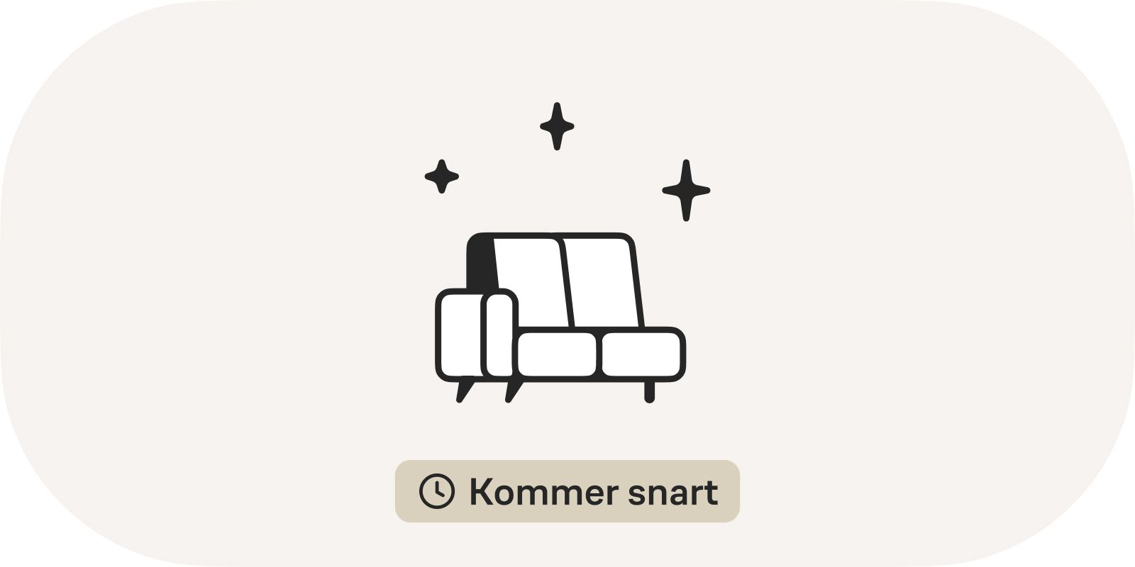 Illustration of a clean sofa