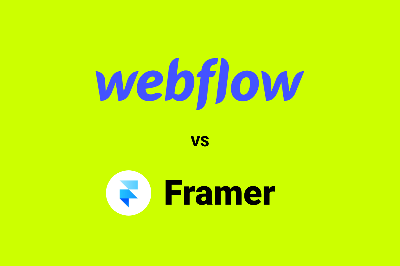 Webflow vs Framer - Who wins? 🔥