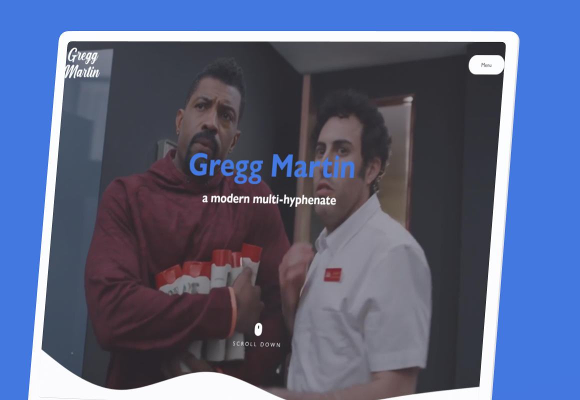 Gregg Martin comedy and content portfolio