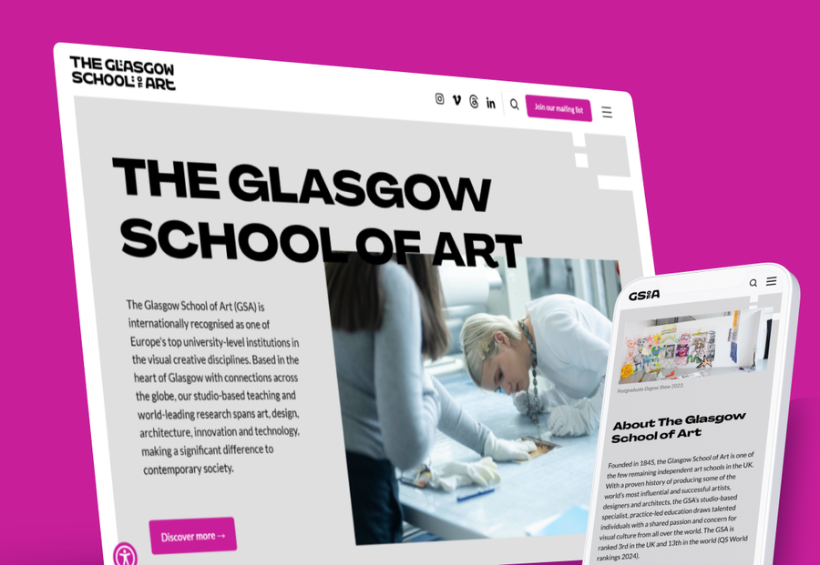 Creative education with Glasgow School of Art, The Glasgow School of Arts