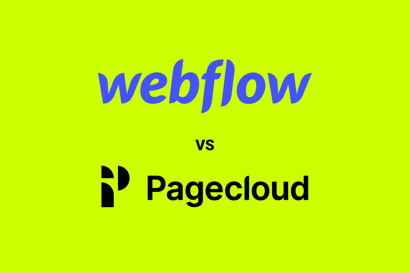 Webflow vs Pagecloud (2023)