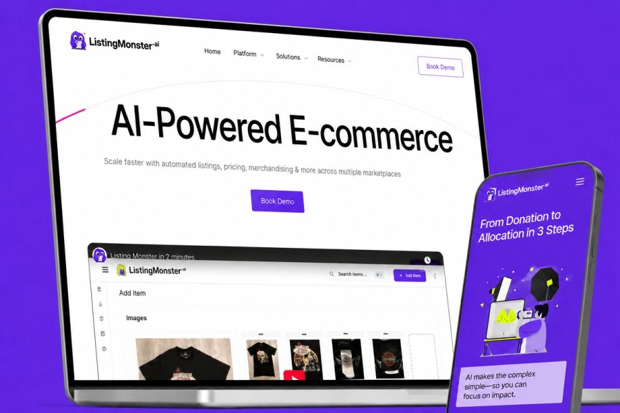 Listing Monster AI e-commerce platform, Listing Monster