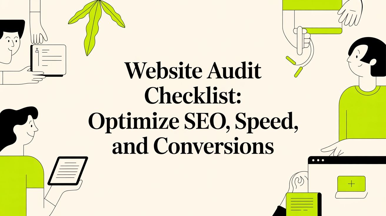 Website Audit Checklist: Optimize SEO, Speed, and Conversions