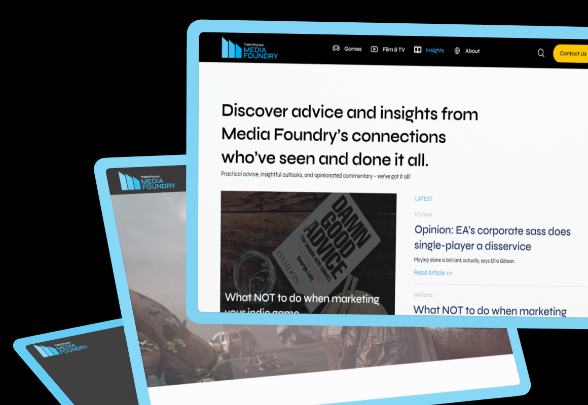 Room for different kinds of stories, Media Foundry at Talenthouse
