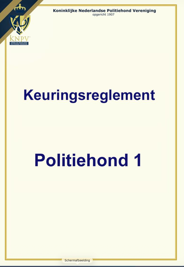 Keuringsreglement PH 1