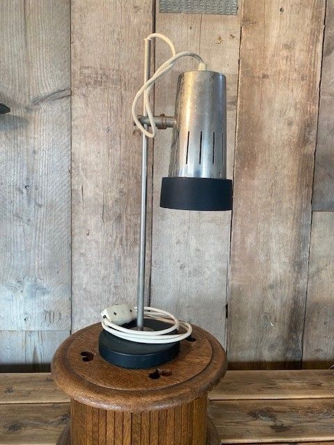 Lamp Bureau Retro , alu/zwart