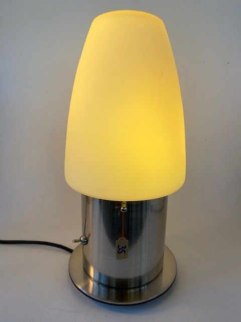Lamp RVS-glas diverse kleuren licht