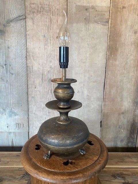 Lamp metalen onderstel (zwaar) zonder kap