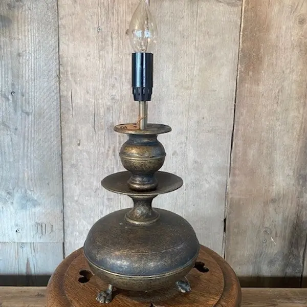 Lamp metalen onderstel (zwaar) zonder kap