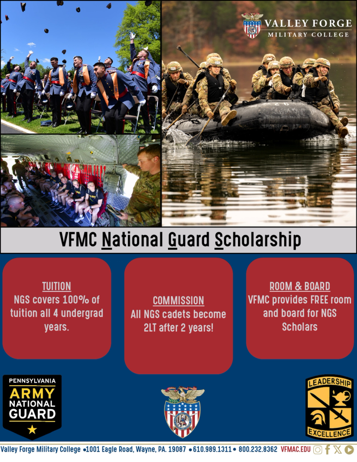 Discover Scholarship Opportunities at Valley Forge Military Academy & College