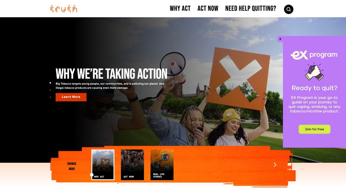 Truth "Why We're Taking Action"