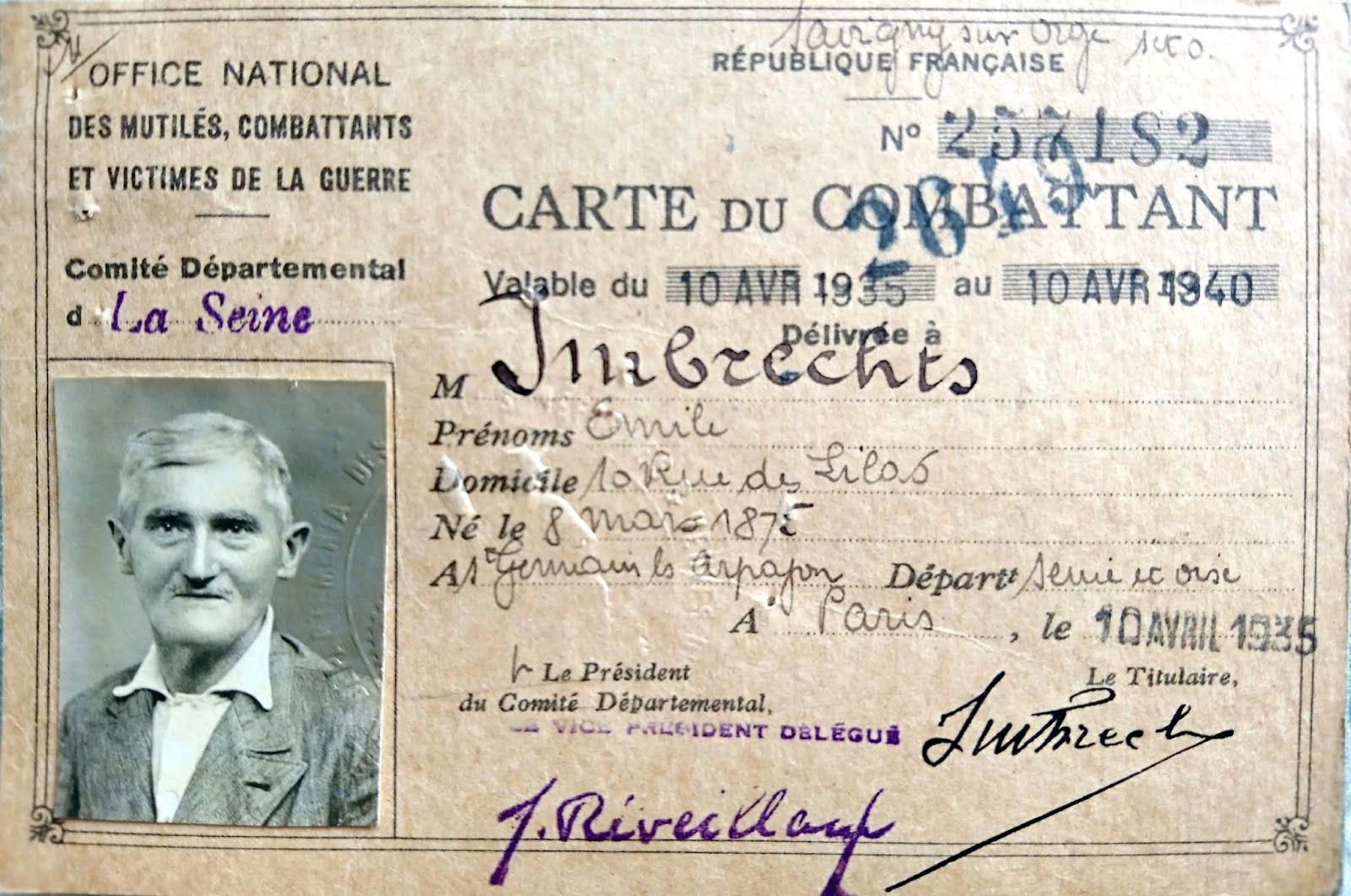 #ChallengeAZ : C comme Carte du Combattant