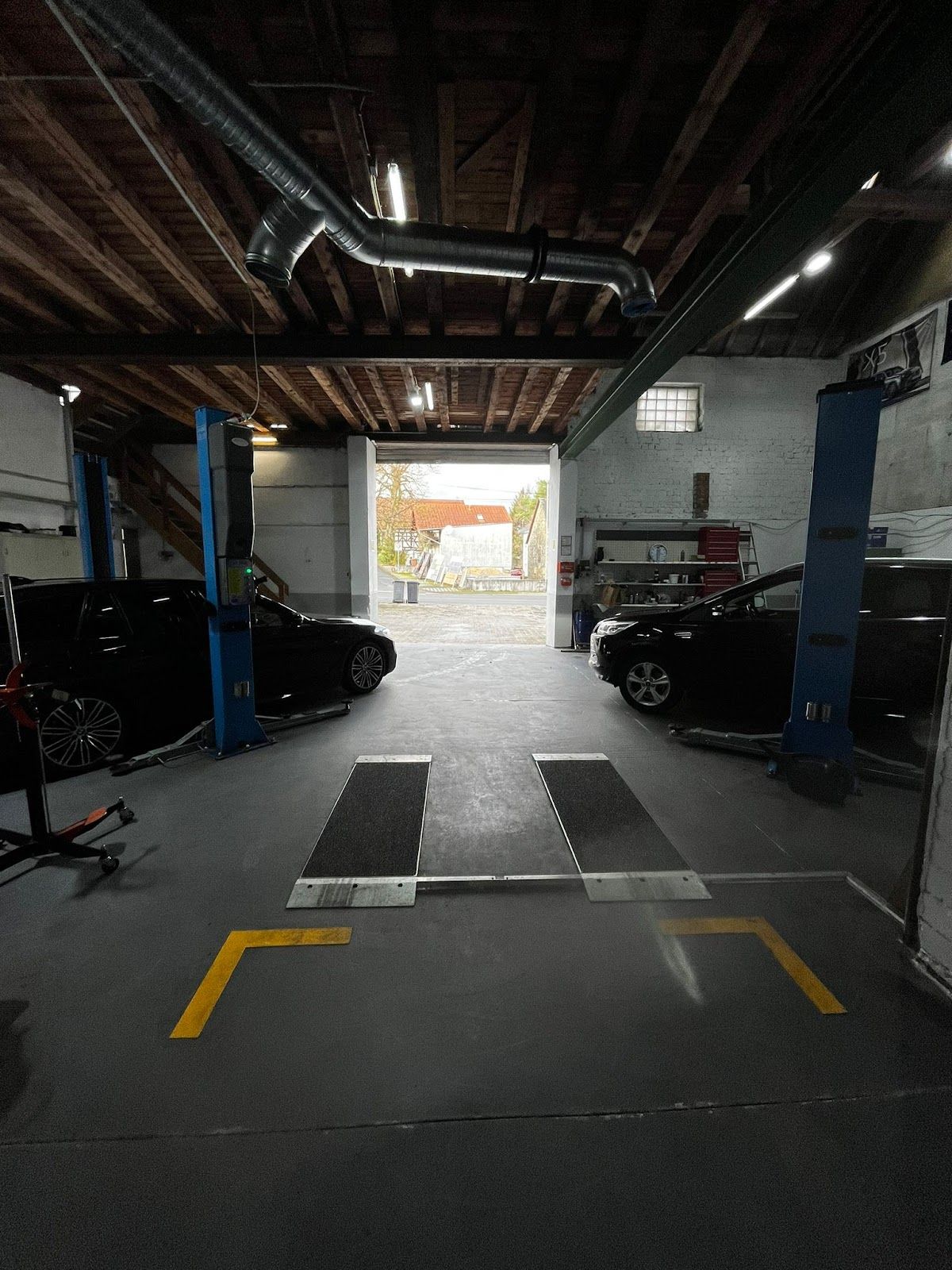 Blick aus der Werkstatt