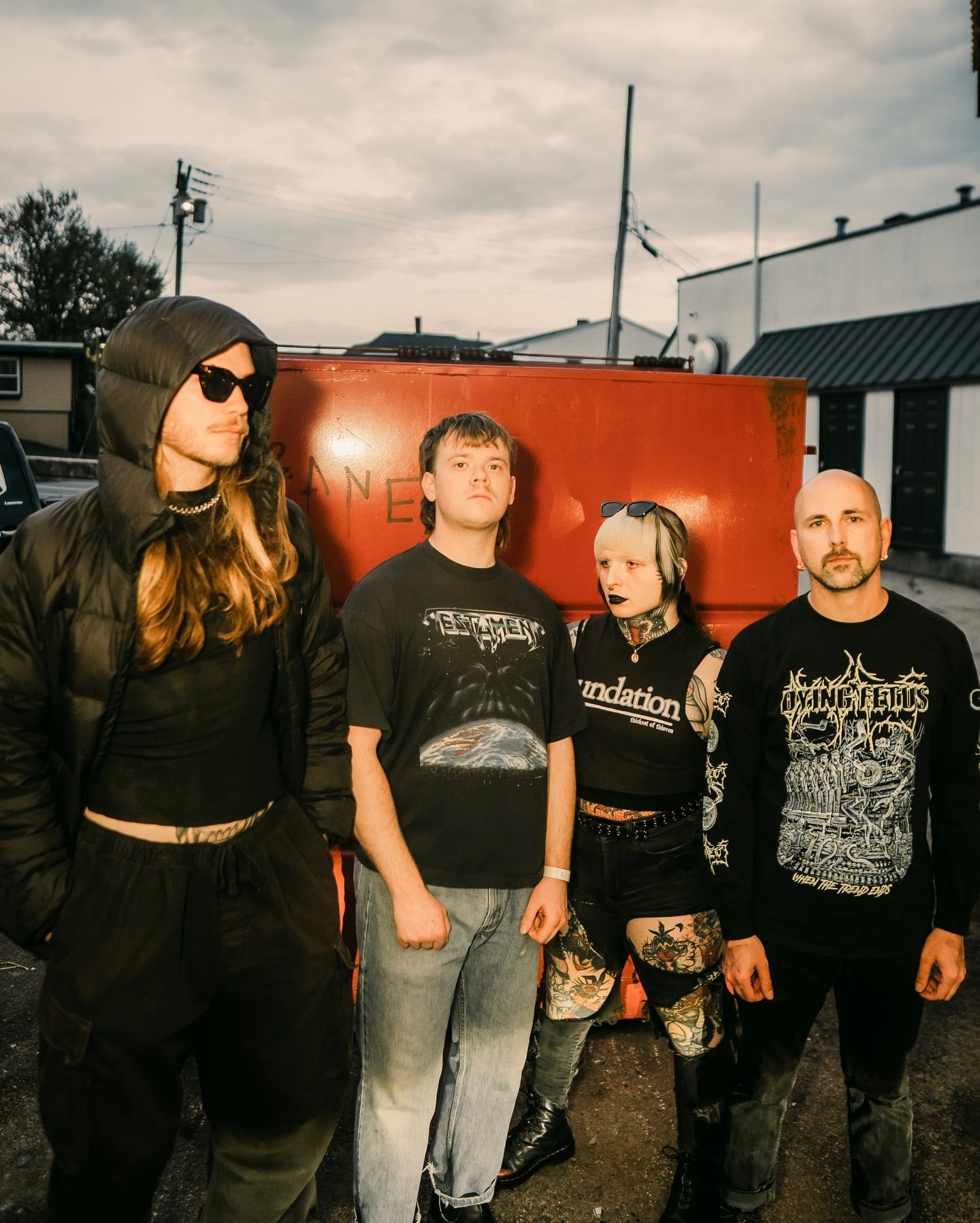 No Cure straight edge hardcore band performing live on stage