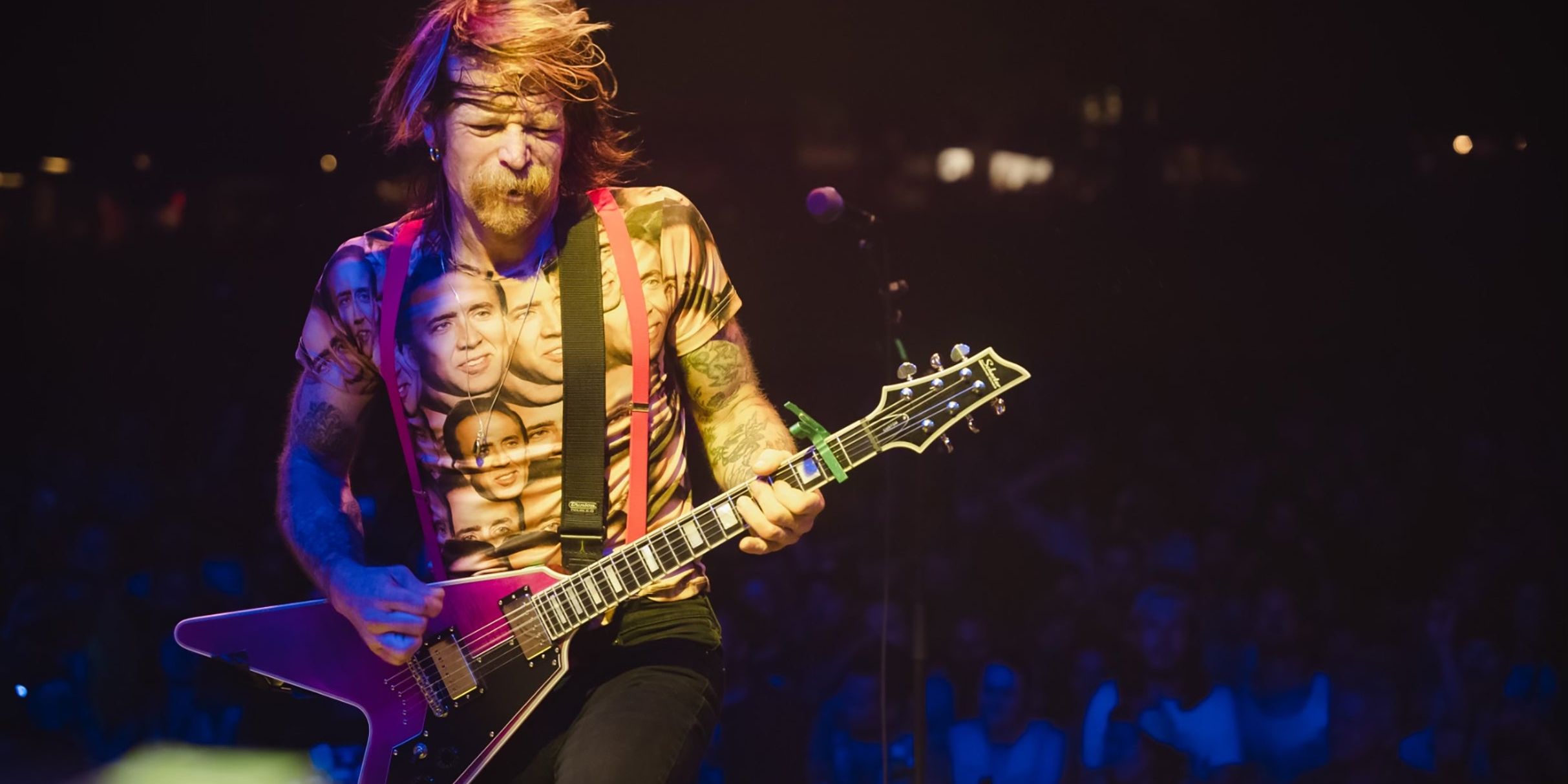 Eagles of Death Metal performing live on stage during a recent tour