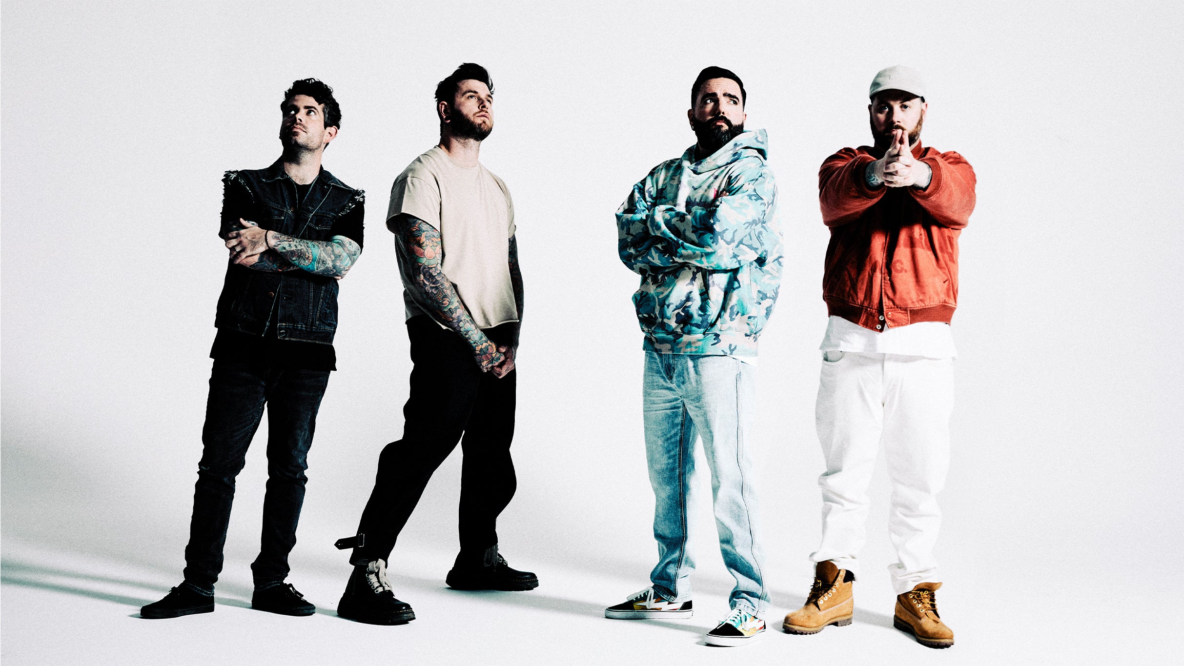 A Day To Remember performing live on stage