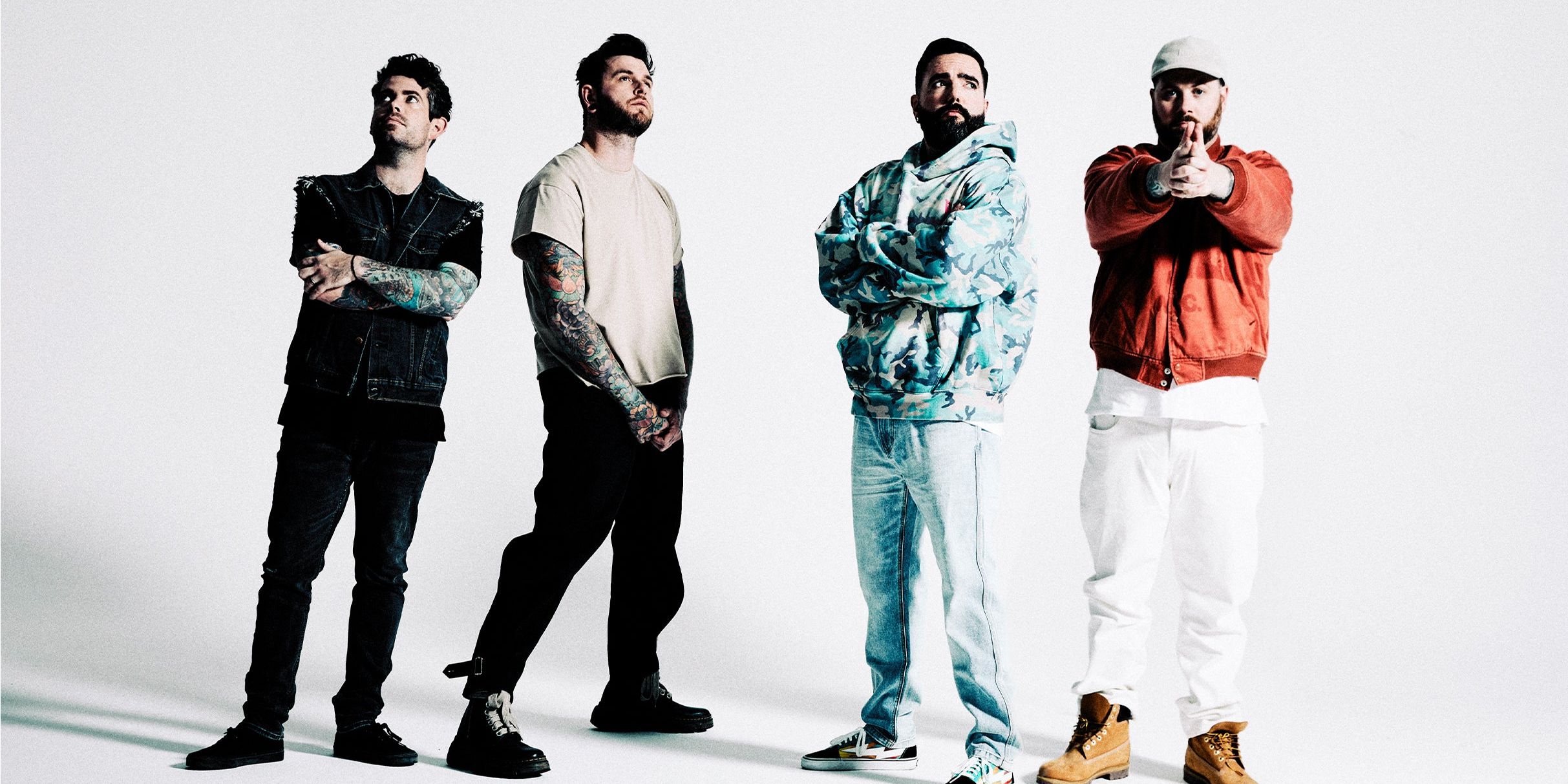 A Day To Remember performing live on stage