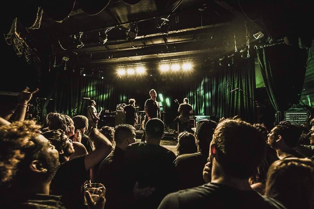 A Static Lullaby performing live, post-hardcore band celebrating 25th anniversary