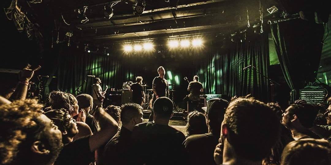 A Static Lullaby performing live, post-hardcore band celebrating 25th anniversary