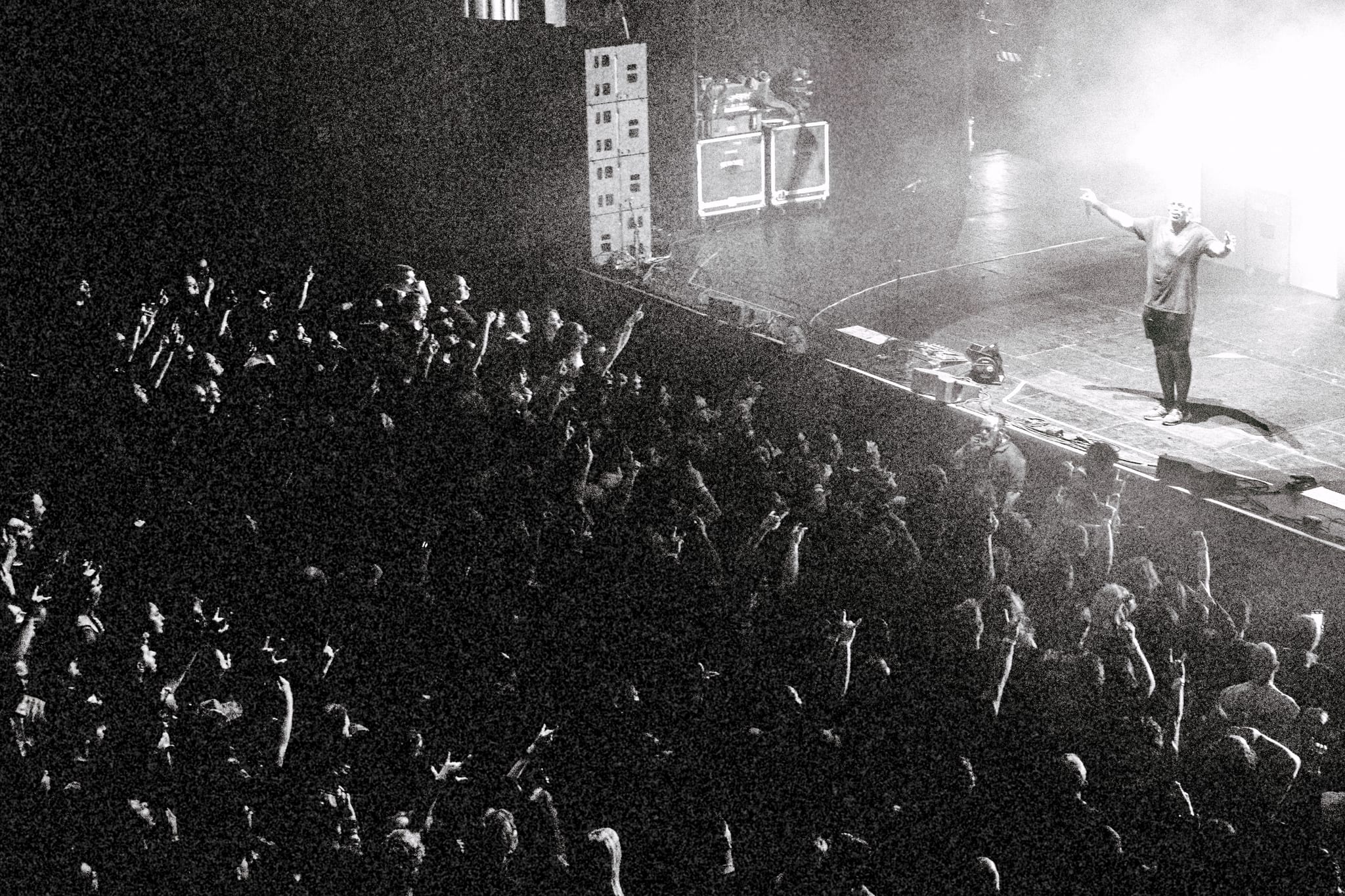 Sepultura on stage at The Wiltern in Los Angeles