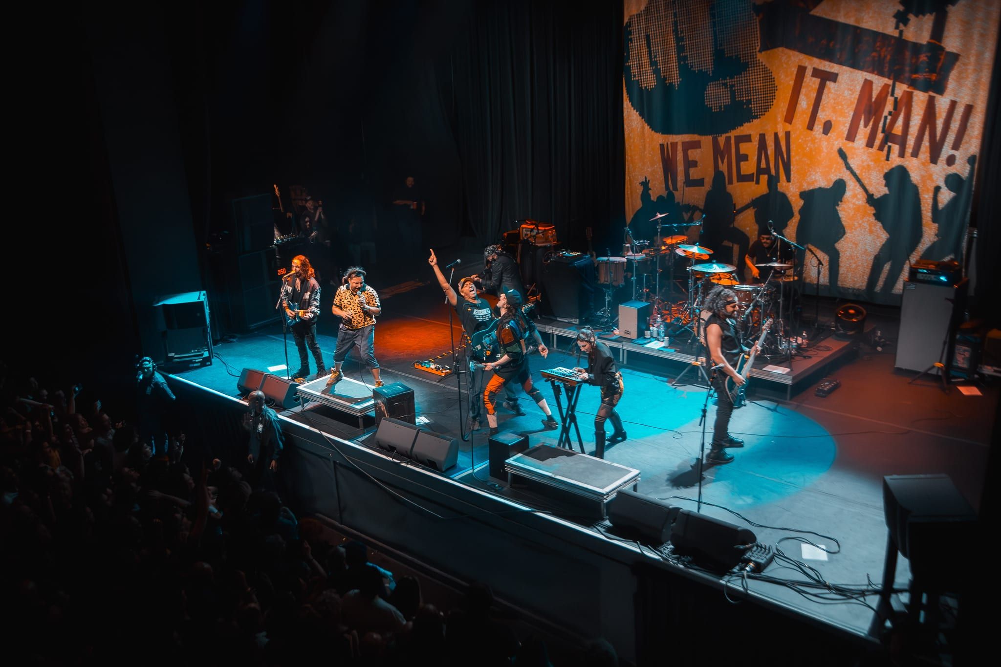 Gogol Bordello performing at The Novo in Los Angeles, March 7, 2026. Photo by Nucorejess