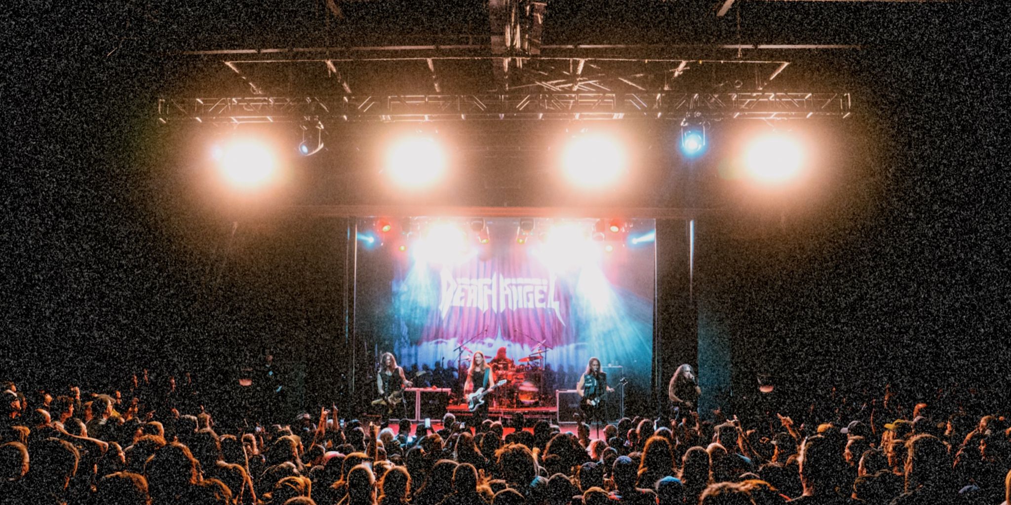 Death Angel performing at The Observatory in Santa Ana on the Act III 35th Anniversary Tour