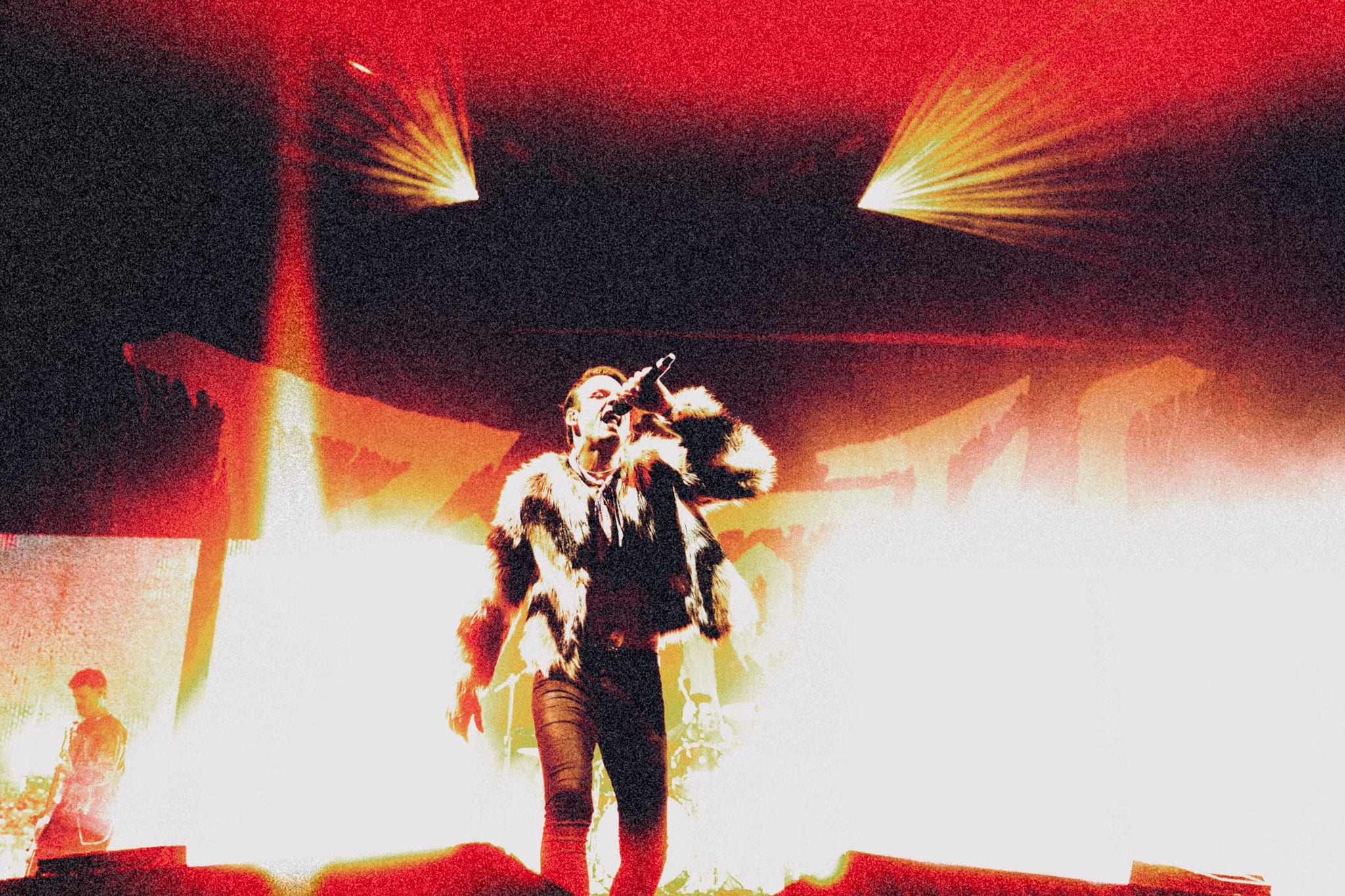 Beartooth performing live at the Kia Forum in Los Angeles