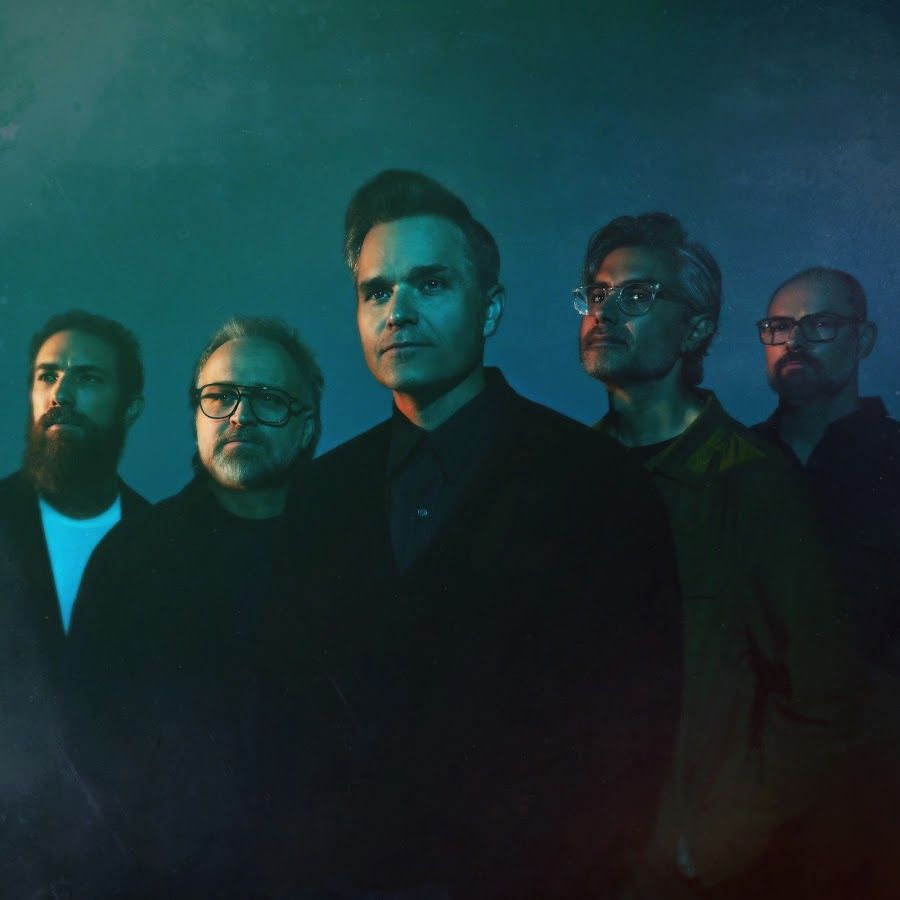 Death Cab for Cutie performing live on stage