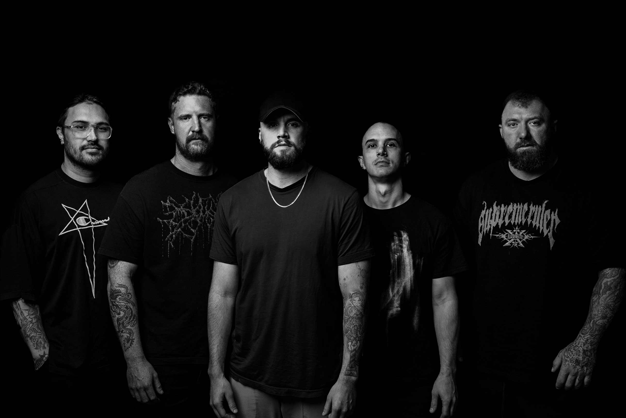 Thy Art Is Murder performing live on stage