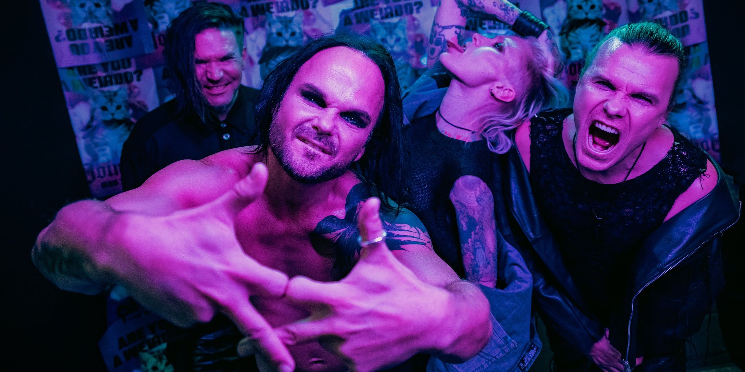The Rasmus performing live on stage during their 2026 North American tour