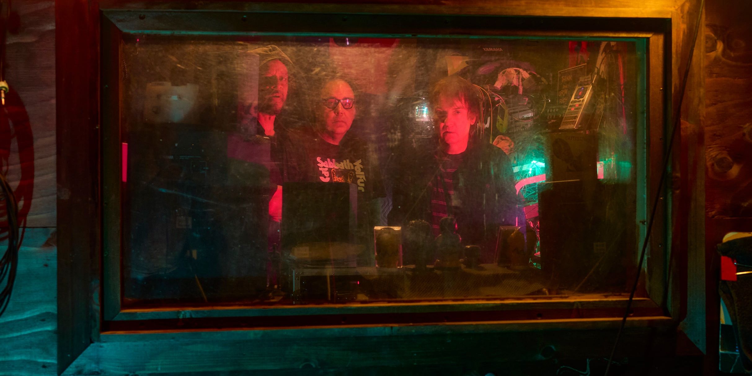 Sleep band performing live on stage, stoner doom metal legends