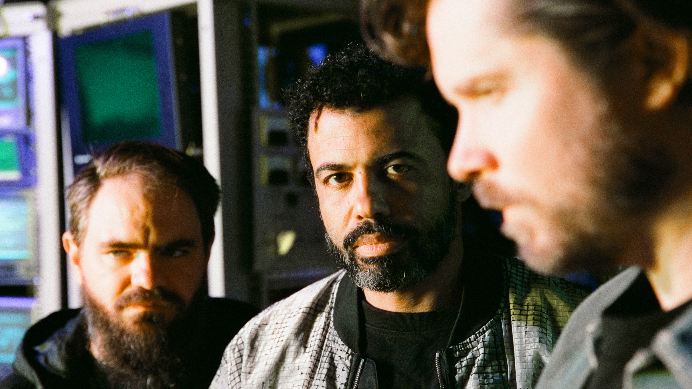 clipping. performing live, the experimental hip-hop trio behind the upcoming Splendor & Misery Fest in NYC