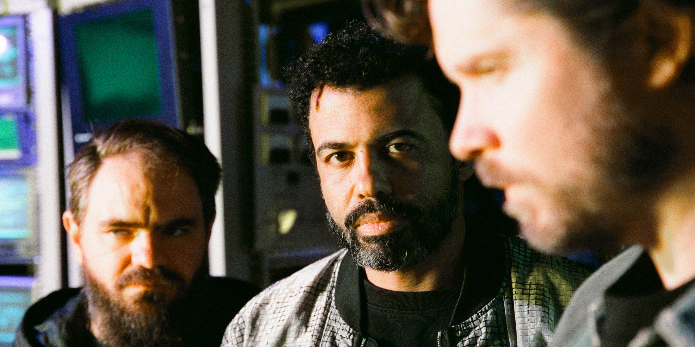 clipping. performing live, the experimental hip-hop trio behind the upcoming Splendor & Misery Fest in NYC