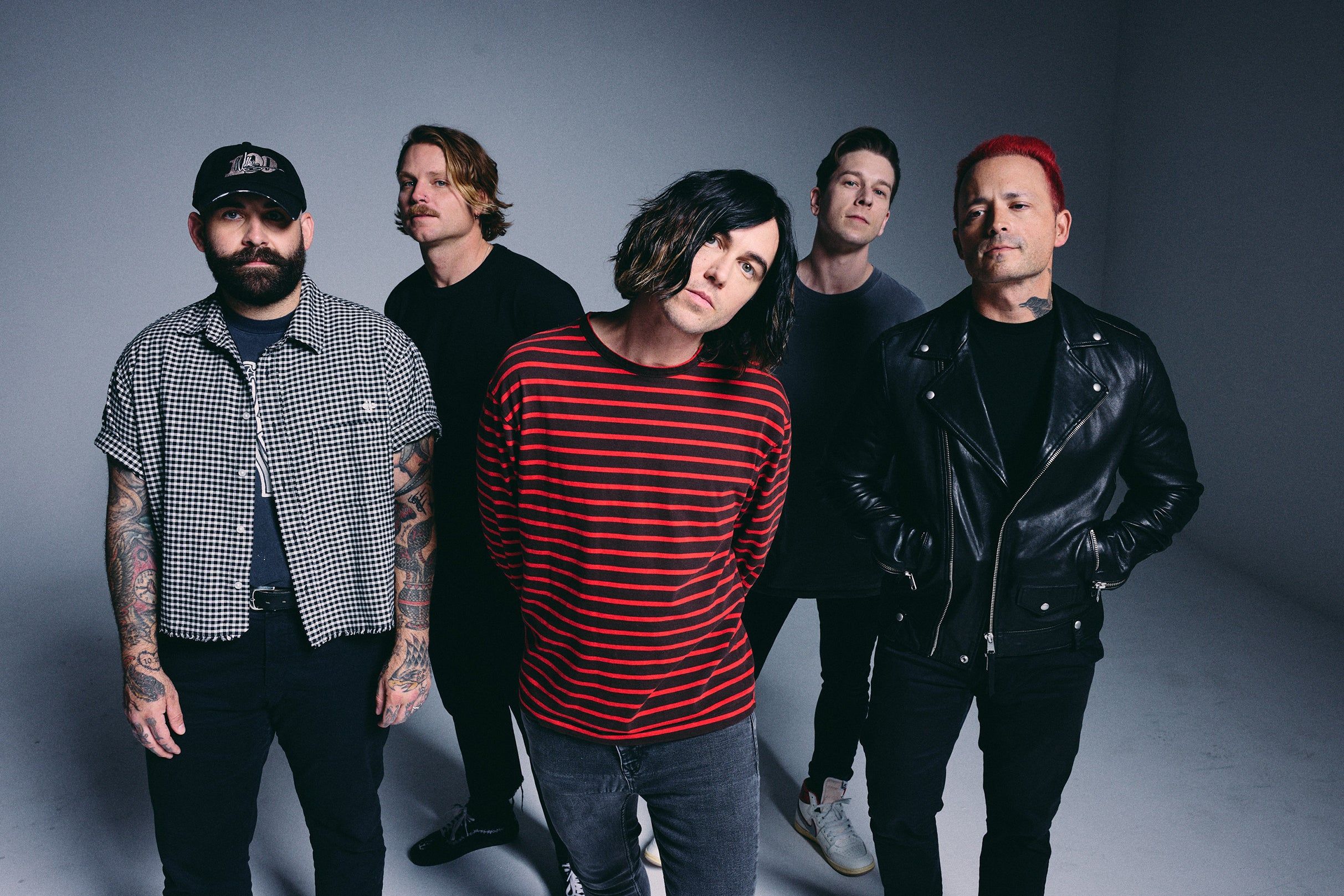 Sleeping With Sirens performing live on stage during a headlining tour