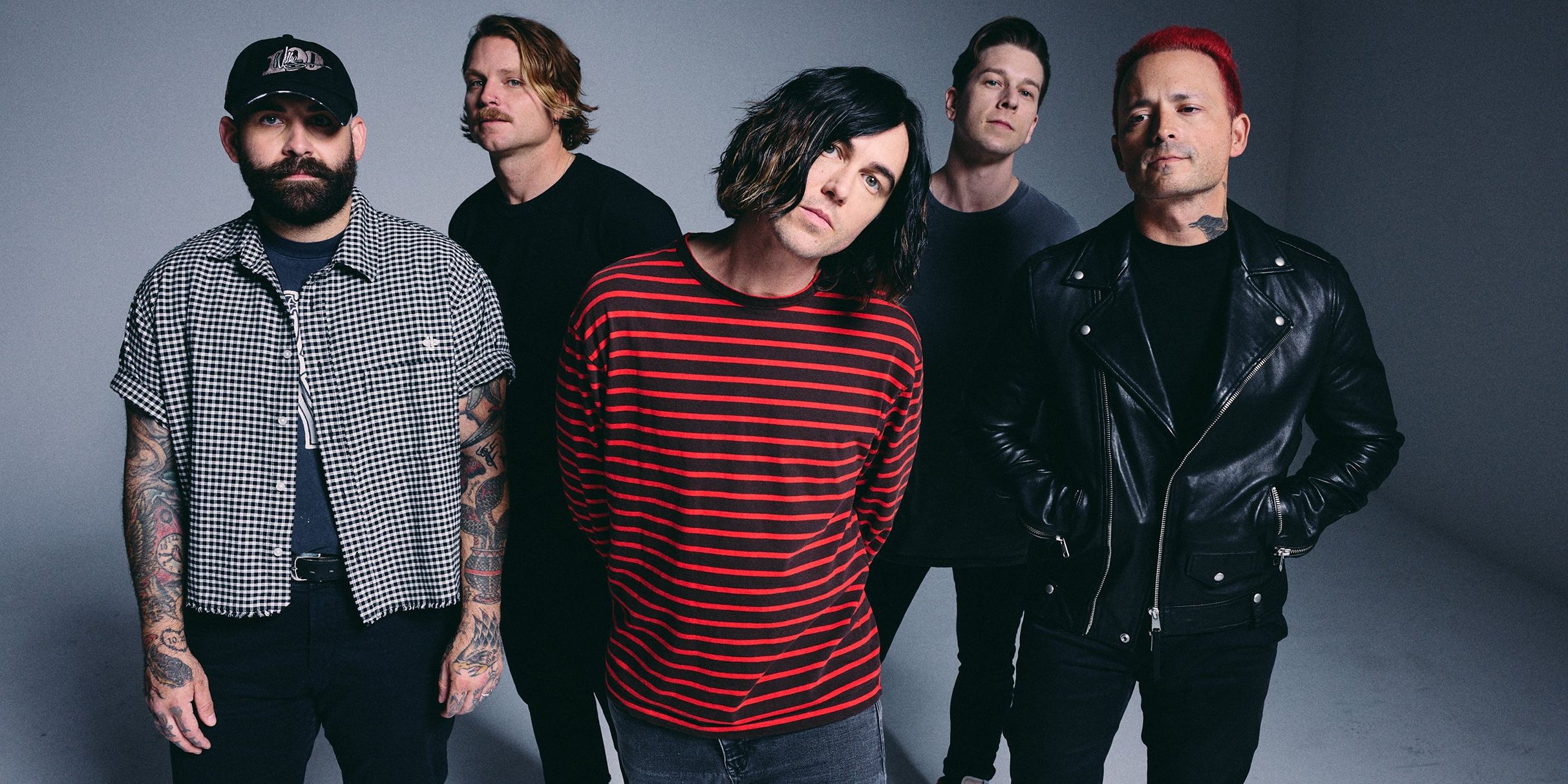 Sleeping With Sirens performing live on stage during a headlining tour