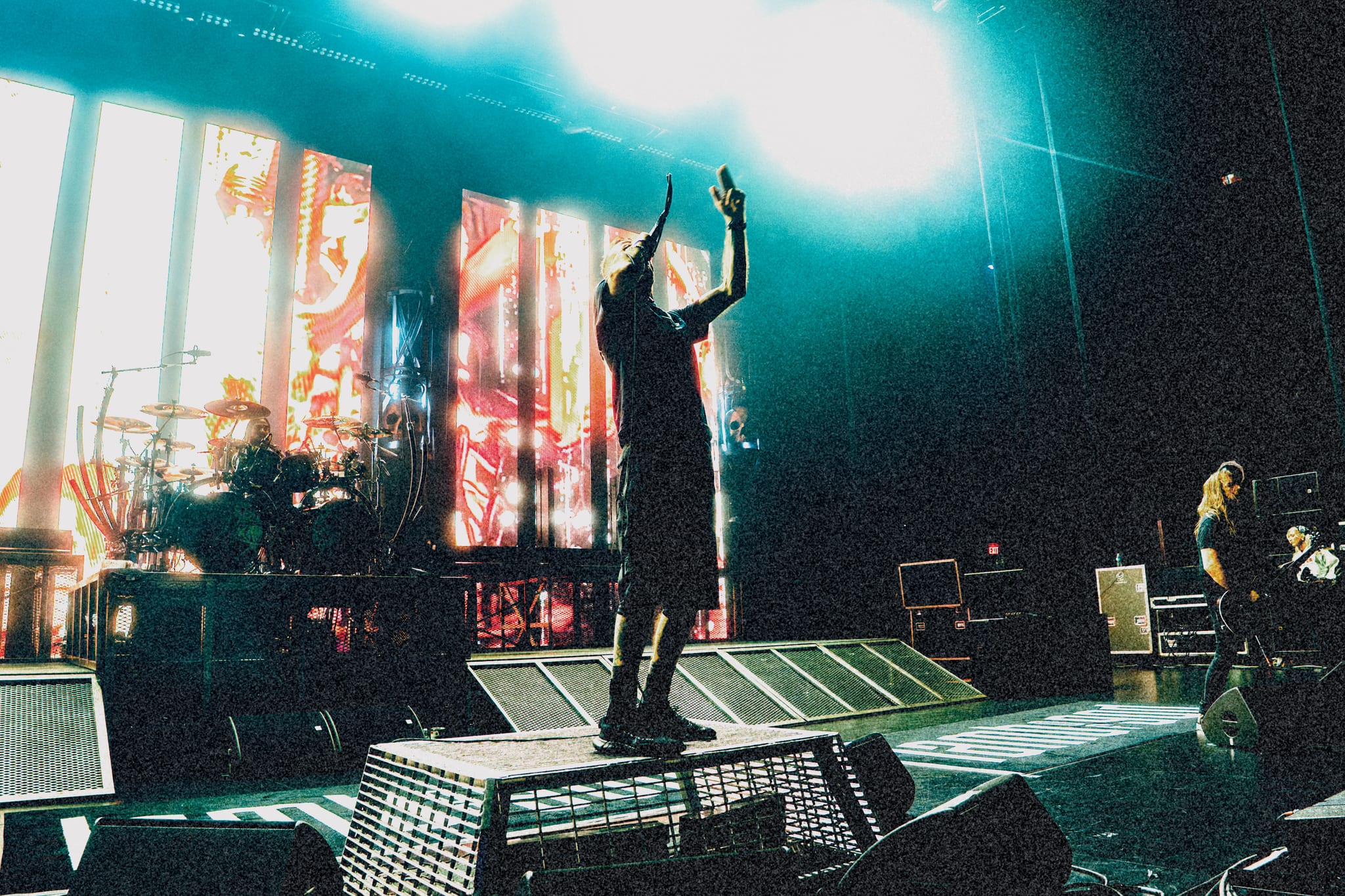 Randy Blythe of Lamb of God performing at YouTube Theater - Photo by Joma Mandocdoc