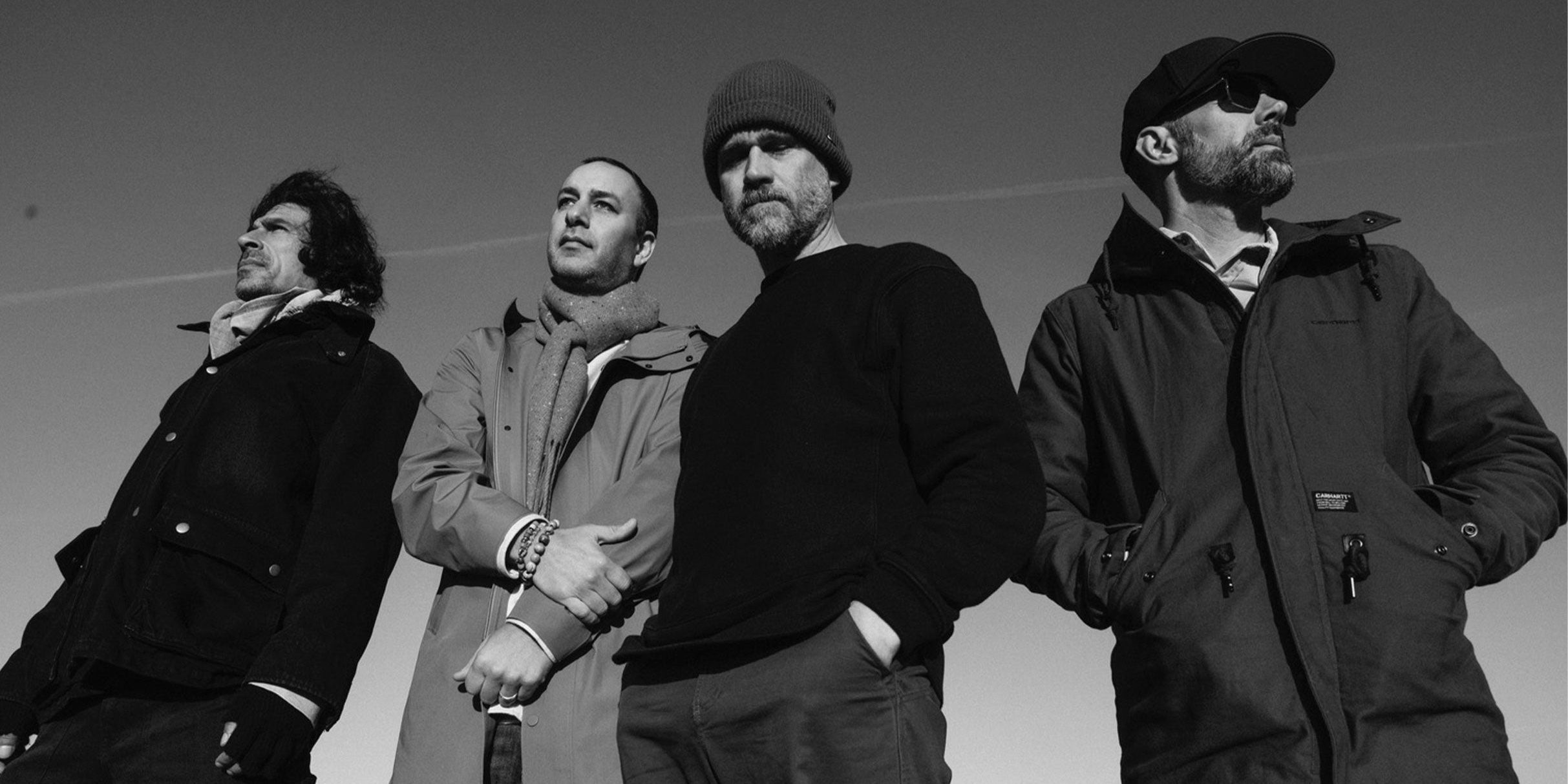 Brand New performing live on stage during their 2025 reunion tour