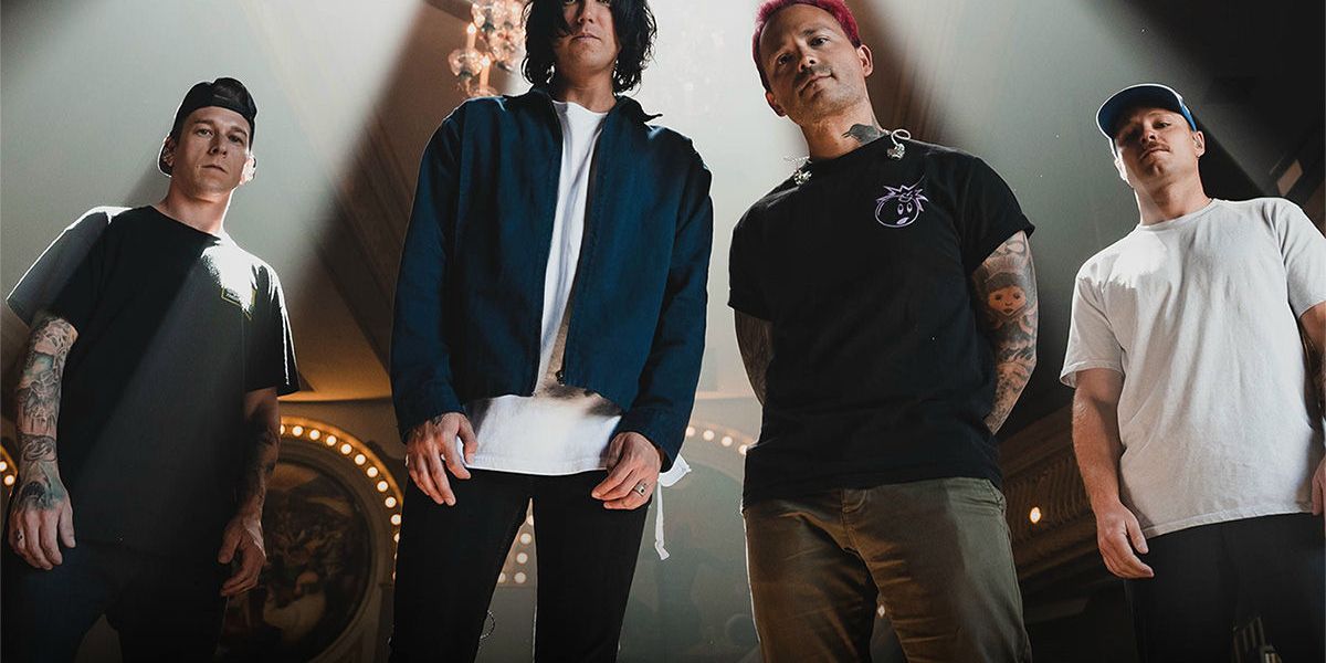 Sleeping With Sirens performing live on stage