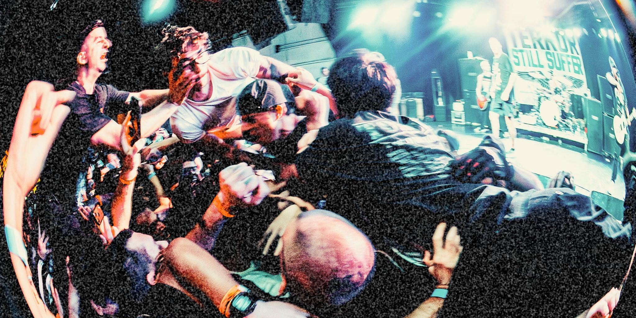 Terror delivering an intense hardcore performance at The Glass House in Pomona with Pain of Truth, End It, and Start Today