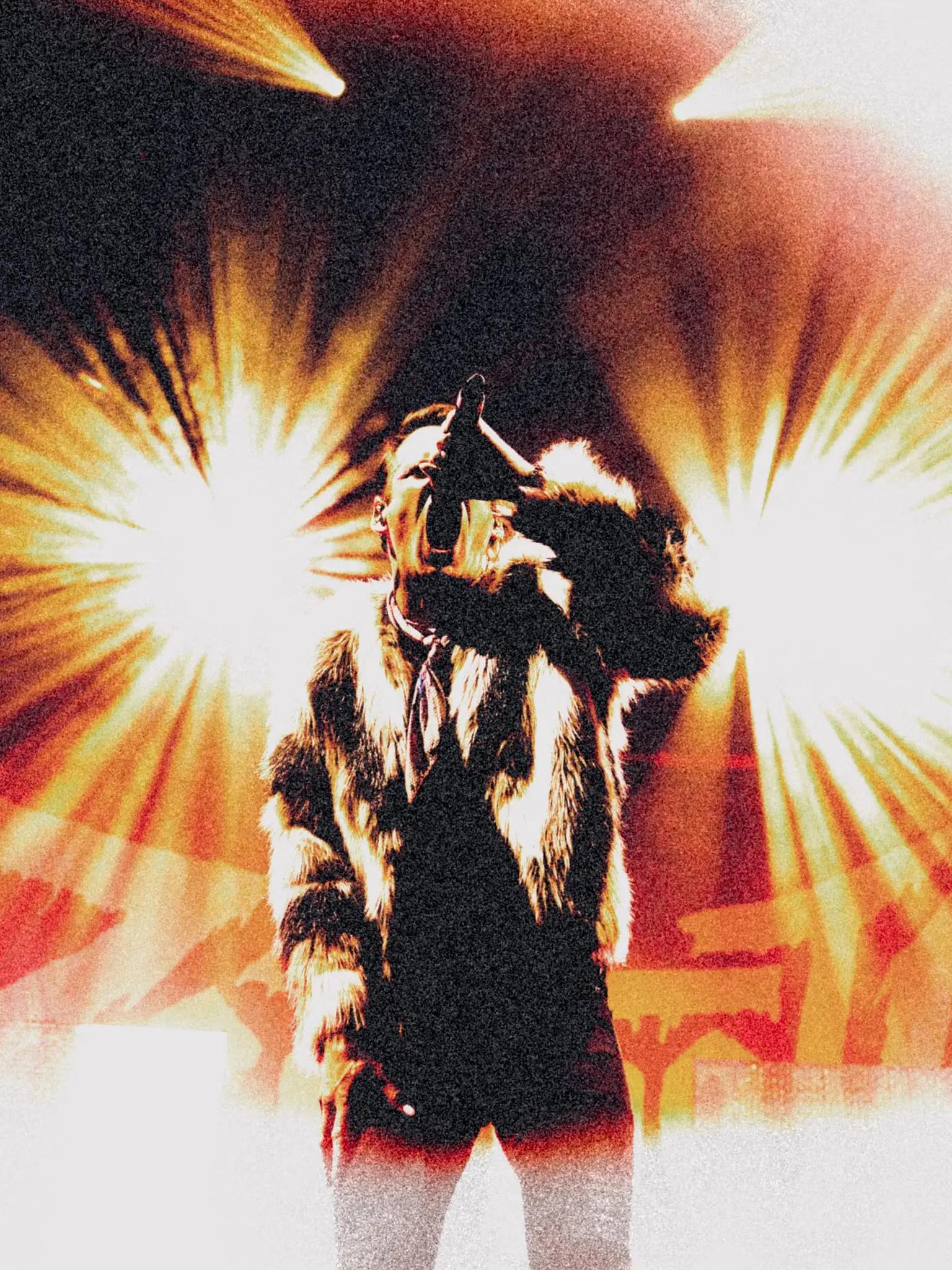 Beartooth performing live on stage with dramatic lighting