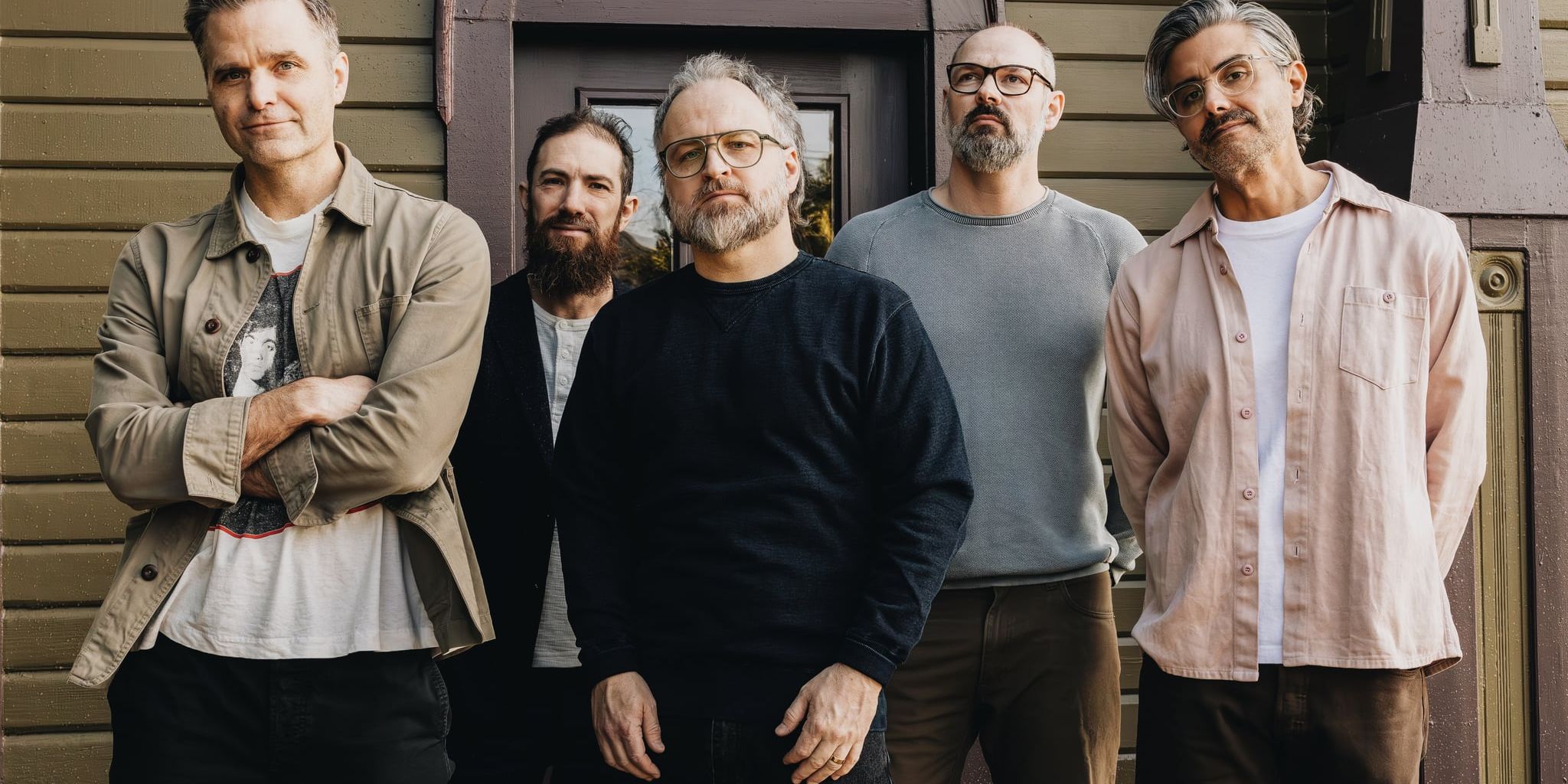 Death Cab for Cutie band press photo for I Built You a Tower